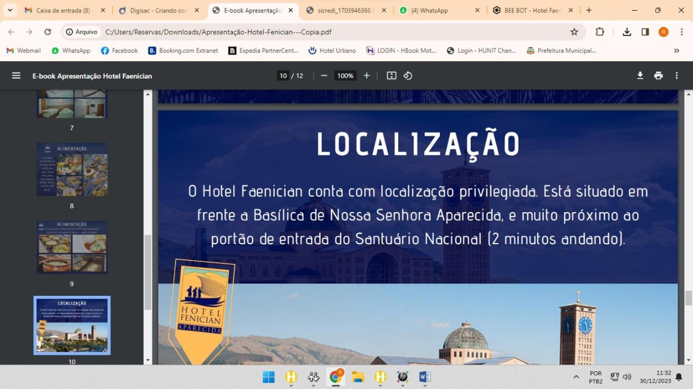 Hotel Faenician Aparecida  Bagian luar foto
